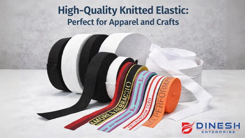High-Quality Knitted Elastic: Perfect for Apparel and Crafts